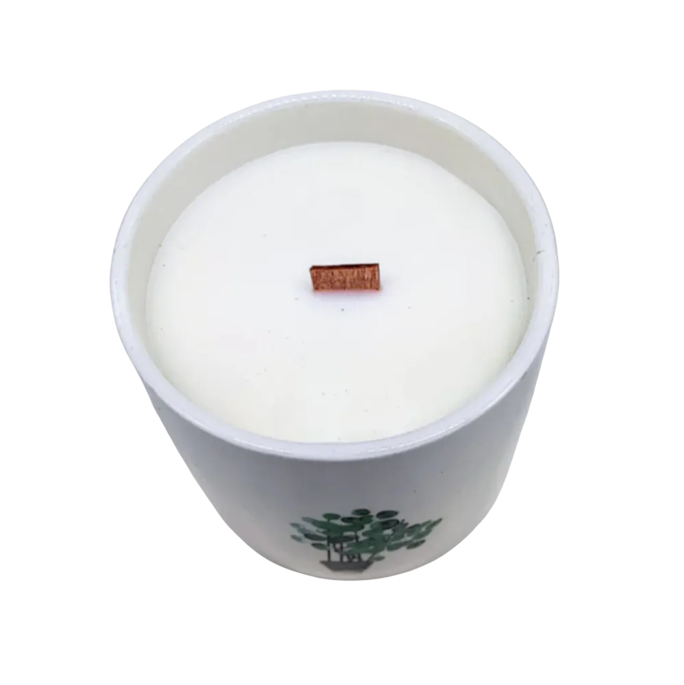 Bougie de Soja Parfumée - Jardin Botanique Japonais Feuille Arômes & Évasions