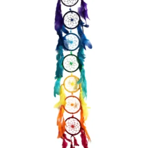 Déco Maison - Capteur de Rêves - 7 Chakras - 27"H Arômes & Évasions