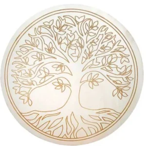 Outils Métaphysiques -Grille de Cristal en Bois -Arbre de Vie Arômes & Évasions