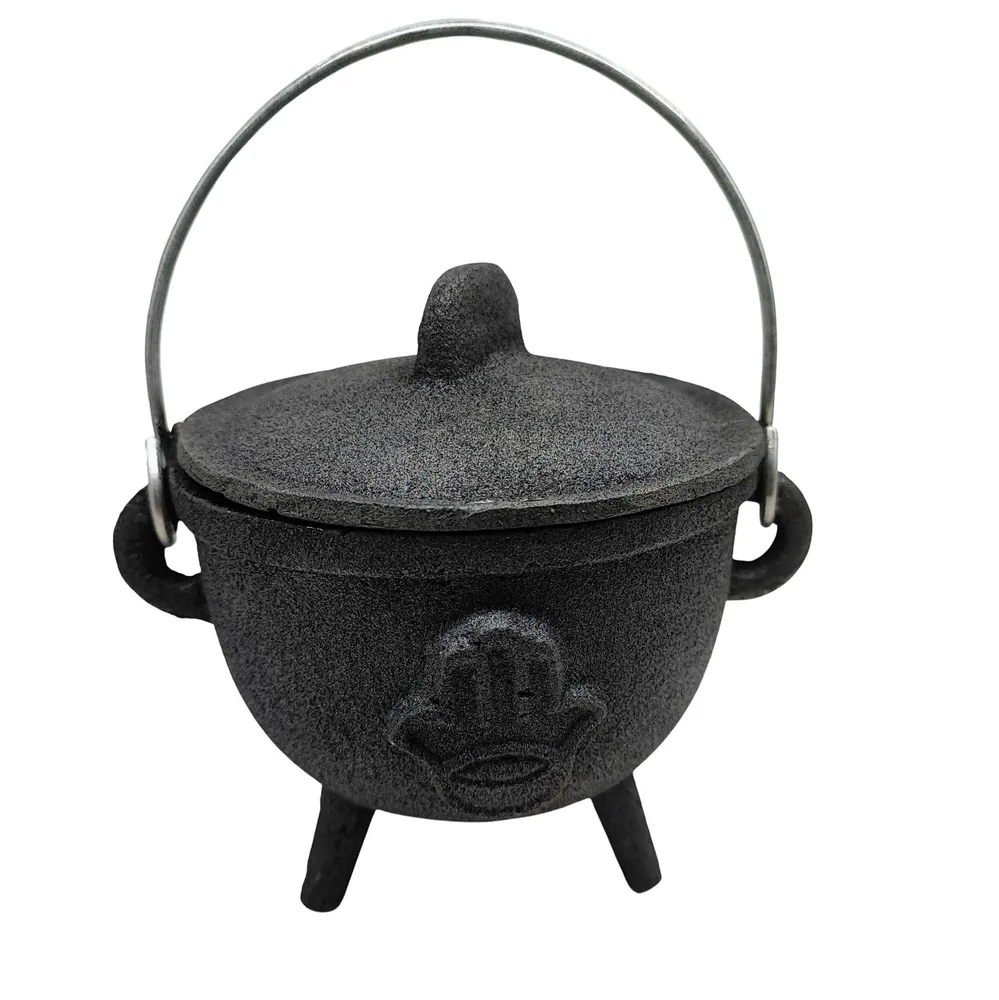 Wicca & Païen -Chaudron -Fonte -Main de Fatima -4.5'' Arômes & Évasions