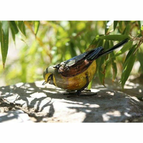 Bruant zizi - Oiseau décoratif en métal recyclé Arrosoir & Persil