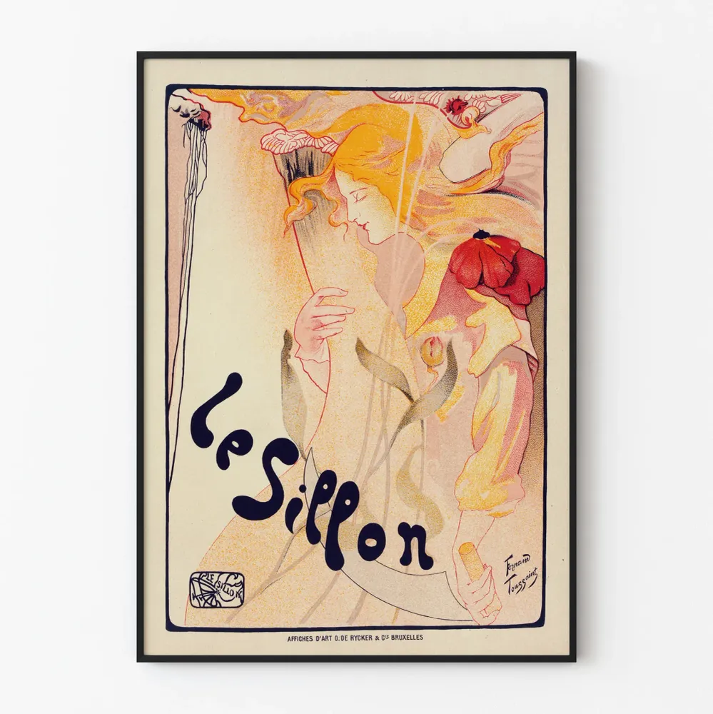 Affiche Art Nouveau Le Sillon par Fernand Toussaint Artem Legrand