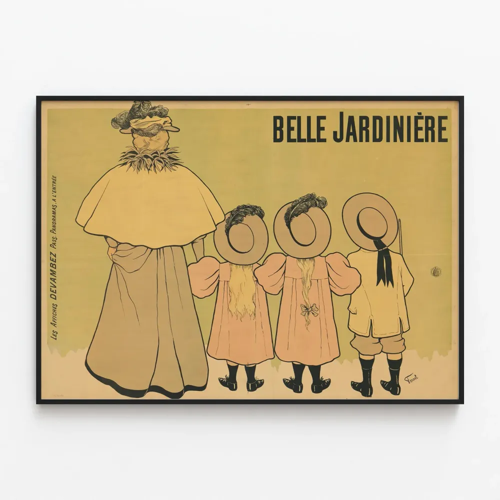 Affiche Belle Jardinière Chorégraphie Vintage Artem Legrand