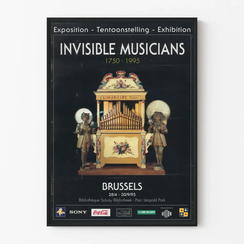 Affiche décoration murale exposition Invisible Musicians 1750-1995 Artem Legrand