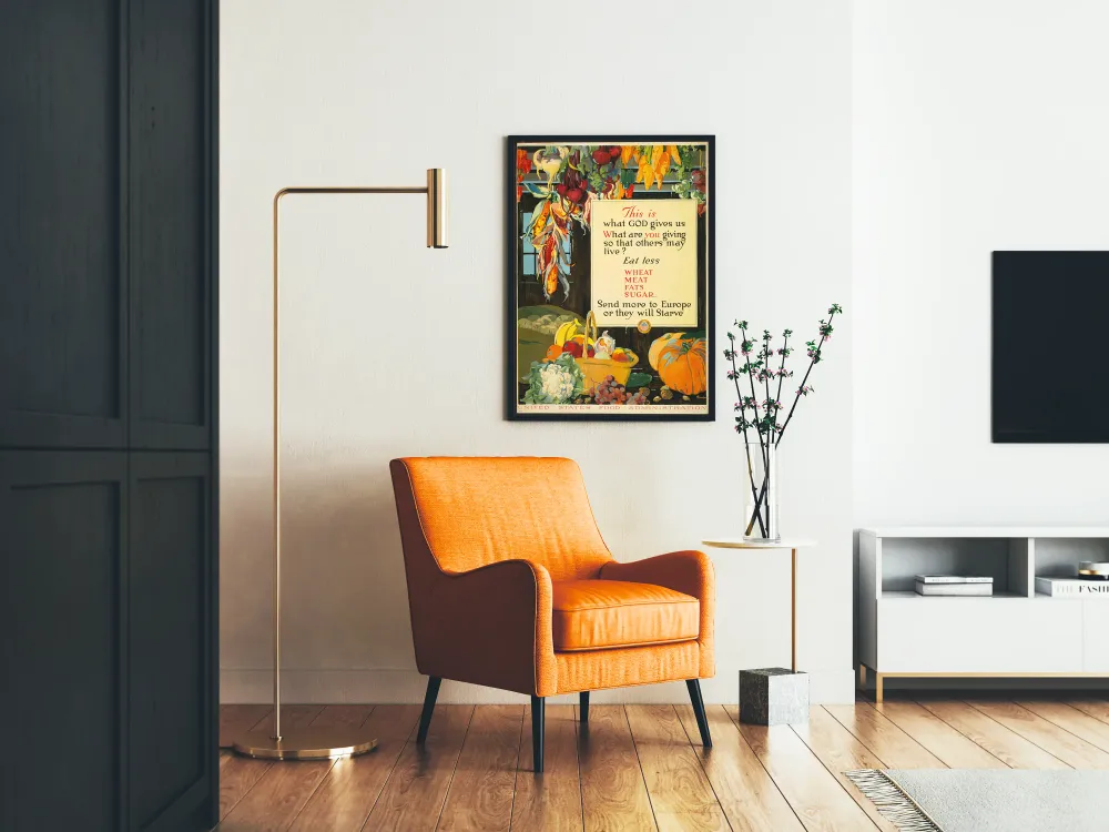 Affiche de décoration murale vintage alimentaire inspirante Artem Legrand