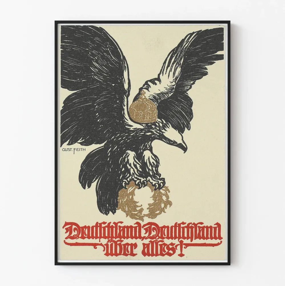 Affiche décorative Aigle impérial avec couronne allemande Artem Legrand