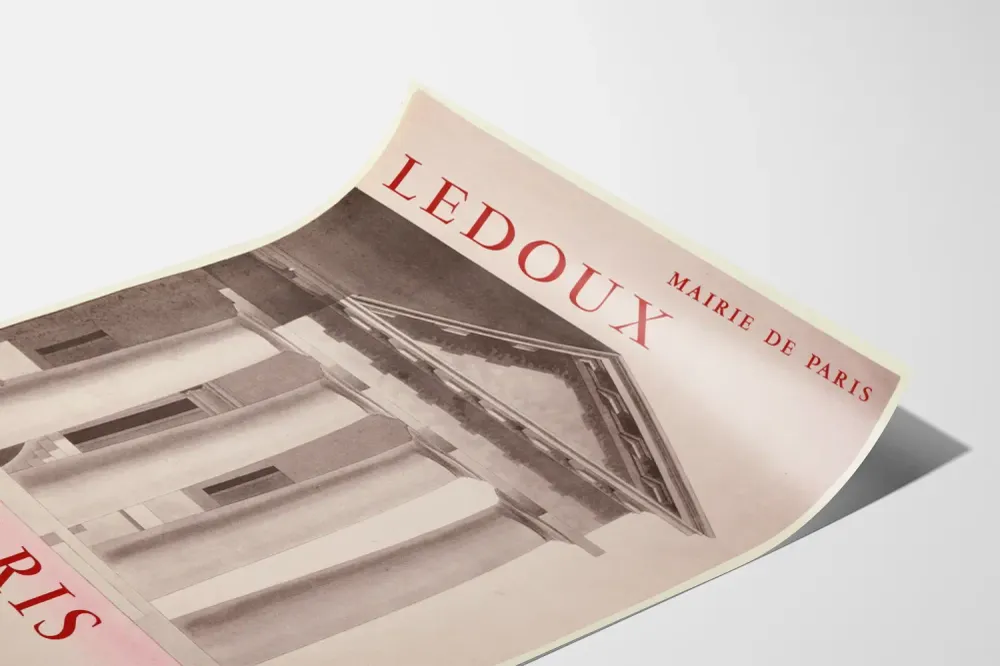 Affiche décorative Ledoux et Paris pour décoration murale historique Artem Legrand