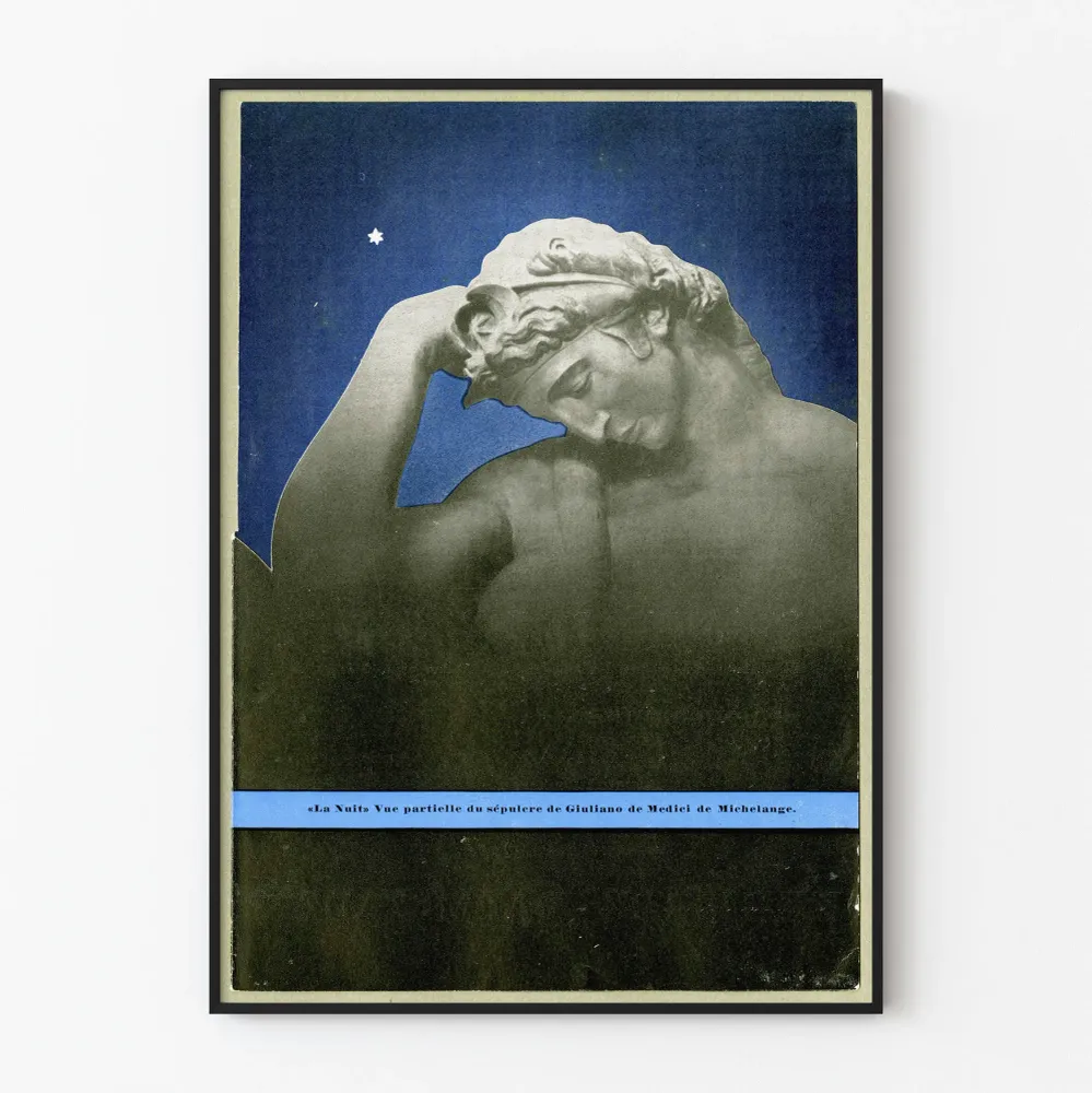 Affiche décorative La Nuit – Détail du Sépulcre de Giuliano de Médicis Artem Legrand