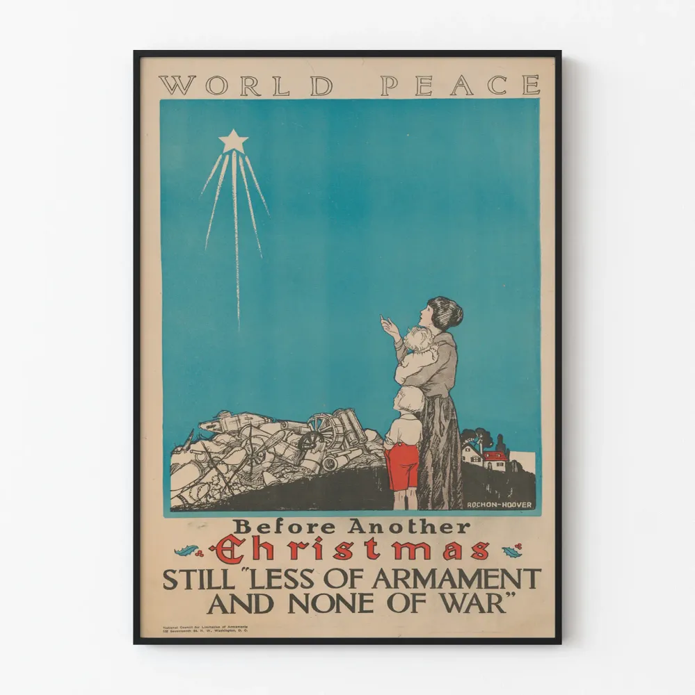 Affiche décorative World Peace - Message contre la guerre Artem Legrand