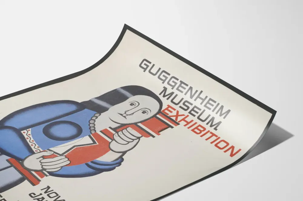 Affiche d'Exposition Guggenheim Museum au Philadelphia Museum Art Artem Legrand