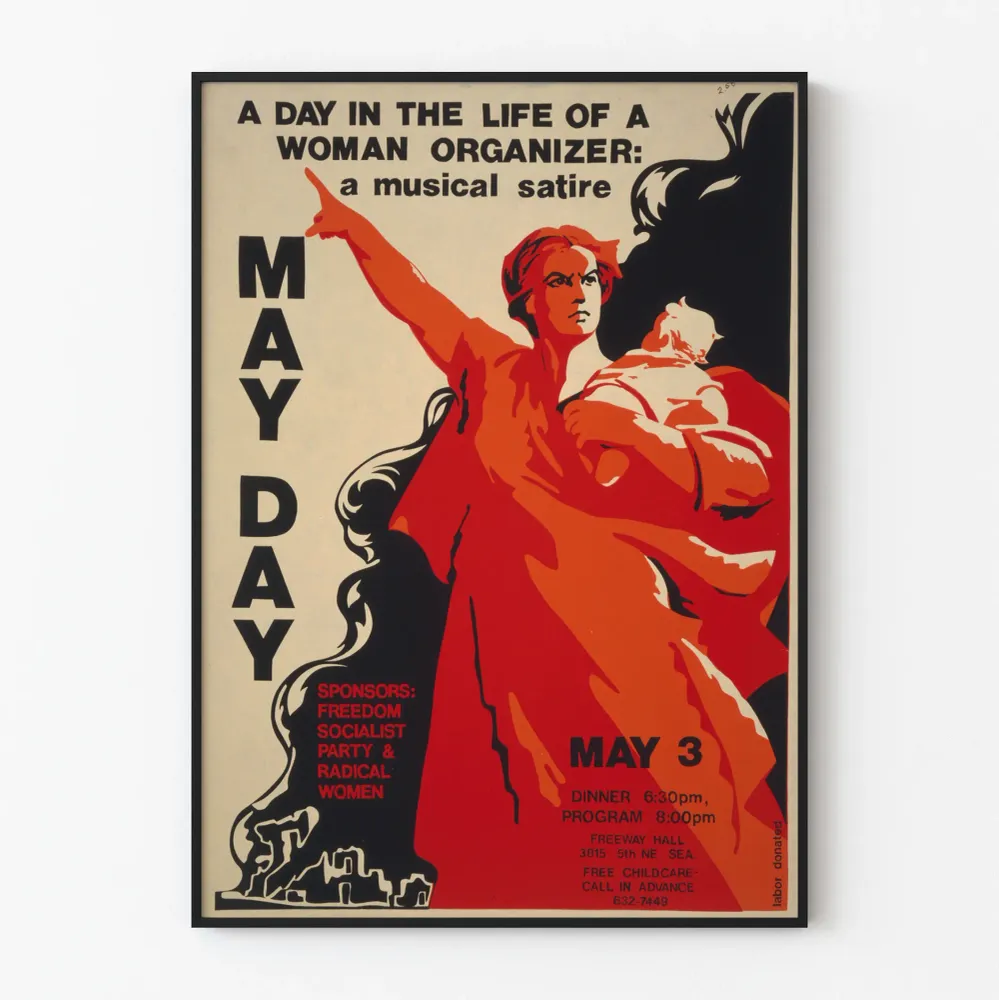 Affiche May Day - Satire musicale sur la vie d'une femme organisatrice Artem Legrand