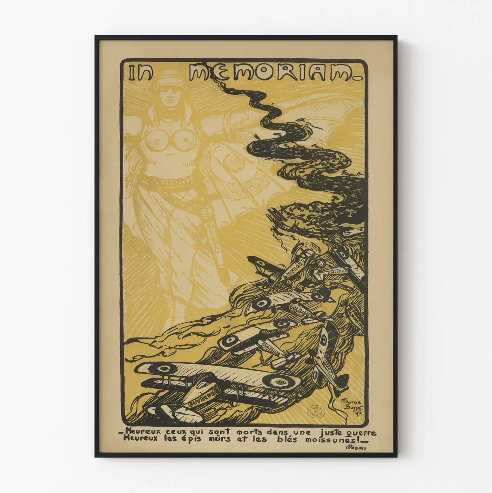 Affiche Murale Memoriam - Hommage aux Aviateurs de Guerre Artem Legrand