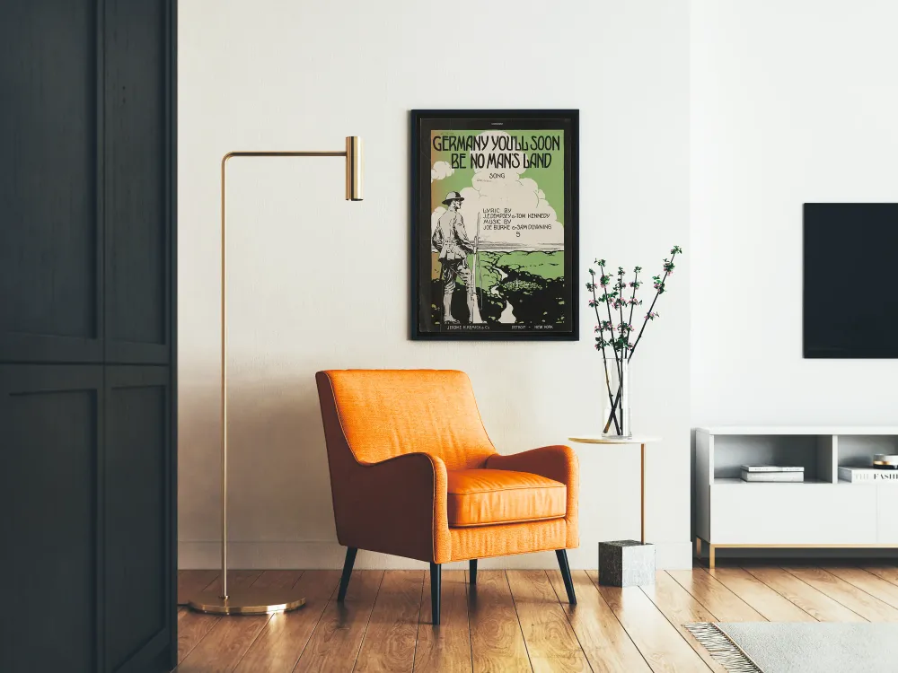 Affiche murale vintage Germany You'll Soon Be No Man's Land Artem Legrand