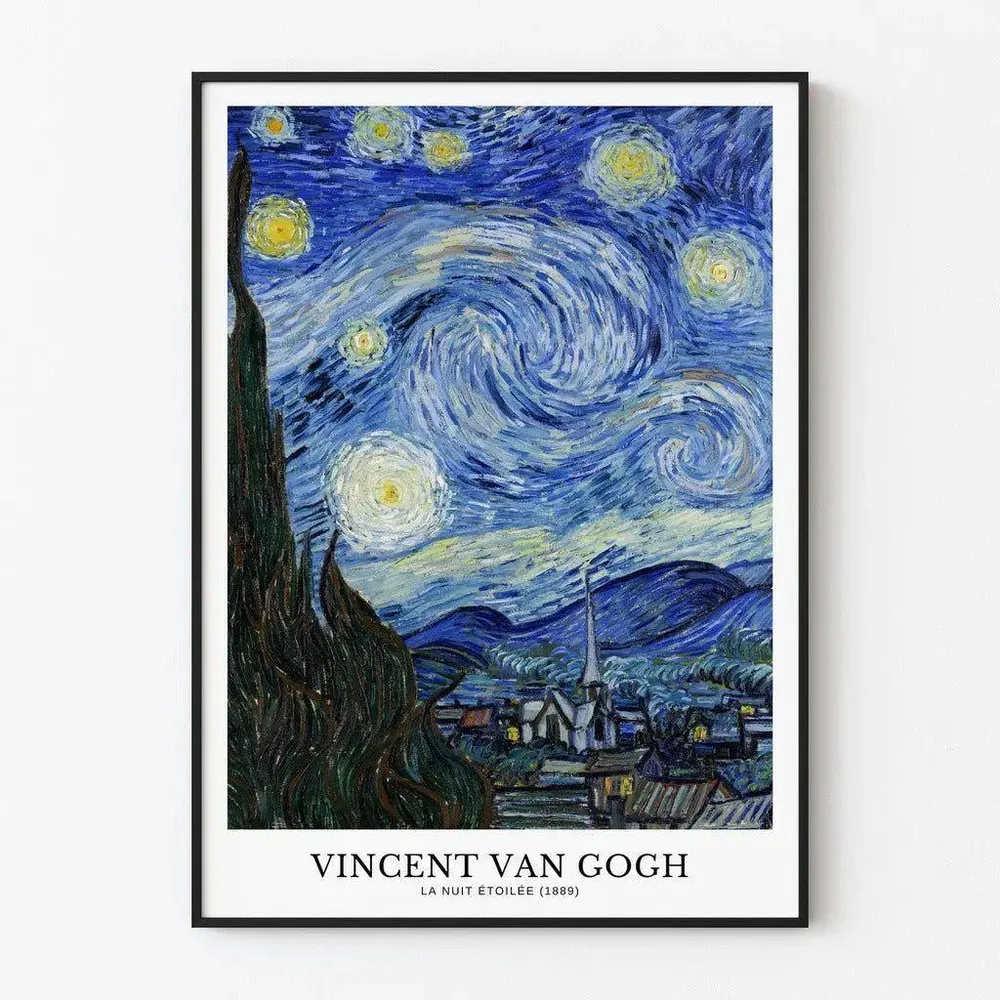 Affiche La Nuit étoilée - Vincent Van Gogh Artem Legrand