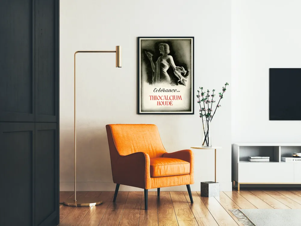 Affiche publicitaire vintage Thiocalcium Houdé Tolérance Artem Legrand