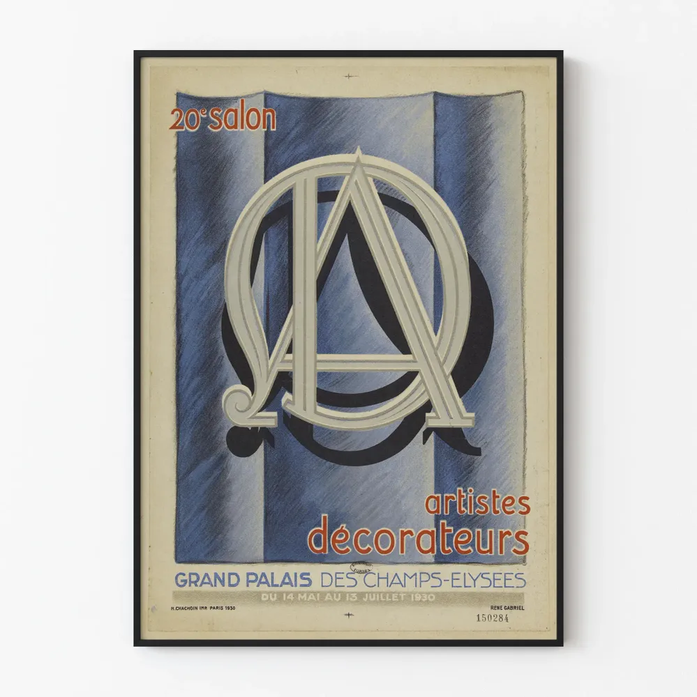 Affiche Salon Artistes Décorateurs 1930 Grand Palais Artem Legrand