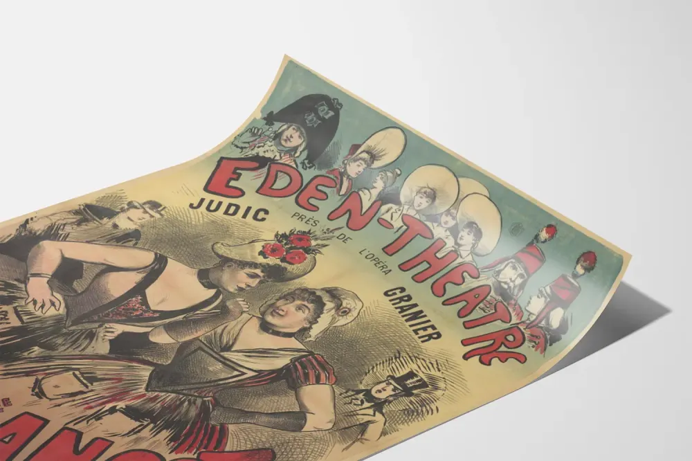 Affiche Théâtre La Fille de Mme Angot - Eden-Théâtre Paris Artem Legrand