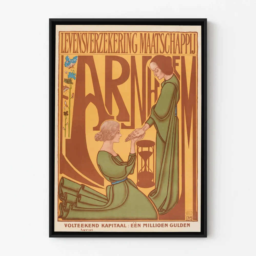 Affiche vintage Arnhem Levensverzekering Maatschappij pour décoration murale Artem Legrand
