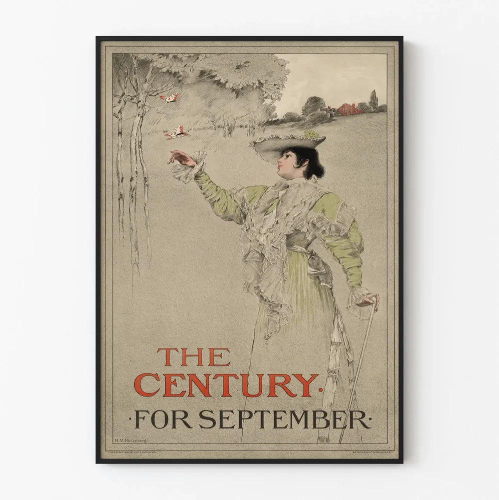 Affiche vintage Century pour septembre Artem Legrand