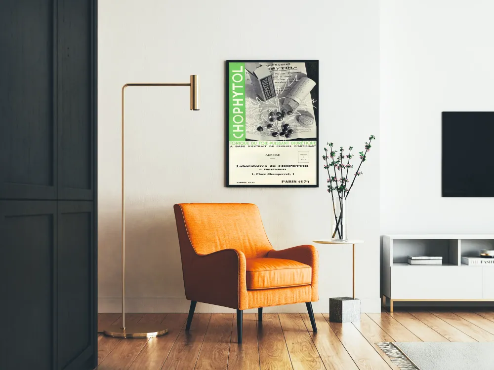 Affiche vintage Chophytol - Tonique du foie et diurétique naturel Artem Legrand