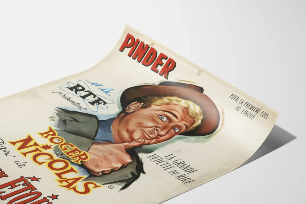 Affiche Vintage Cirque Pinder La Piste aux Étoiles Roger Nicolas Artem Legrand