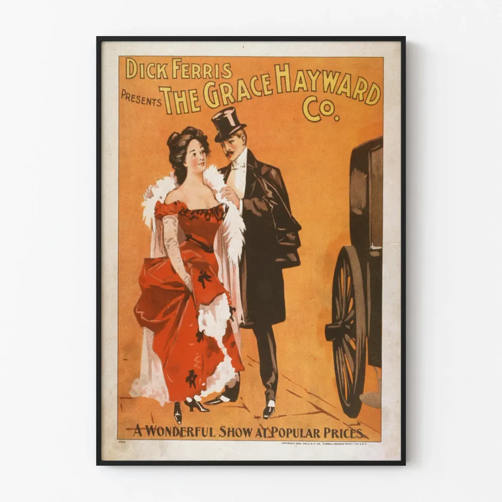 Affiche Vintage Dick Ferris Presents Grace Hayward Co. Artem Legrand