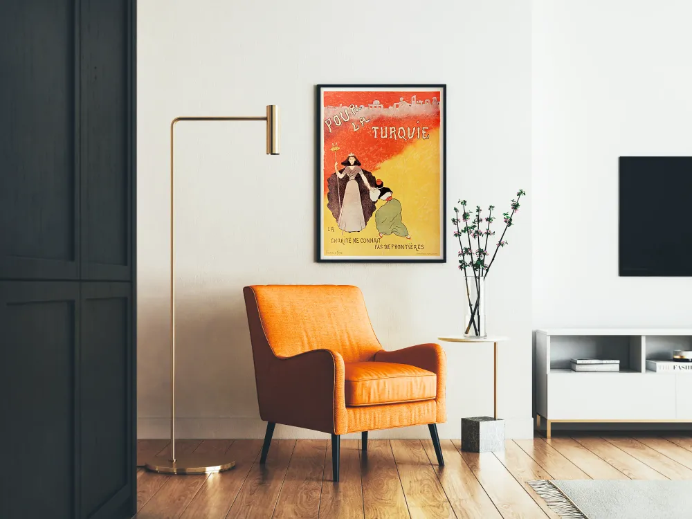 Affiche vintage humanitaire pour la Turquie Artem Legrand