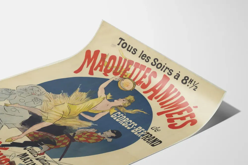 Affiche Vintage Maquettes Animées Alcazar d'Hiver Artem Legrand