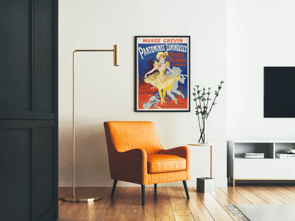 Affiche Vintage Pantomimes Lumineuses Musée Grévin Théâtre Optique Artem Legrand