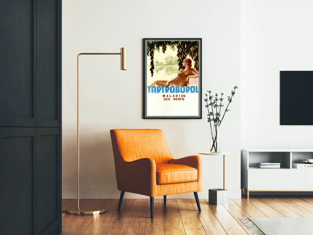 Affiche vintage TARTROBOROL Maladies des Nerfs pour décoration murale Artem Legrand