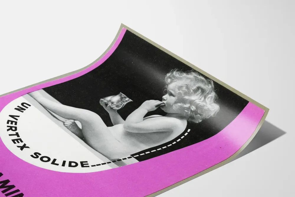 Affiche vintage Ultraviamine 4 - Décoration murale enfant et santé osseuse Artem Legrand