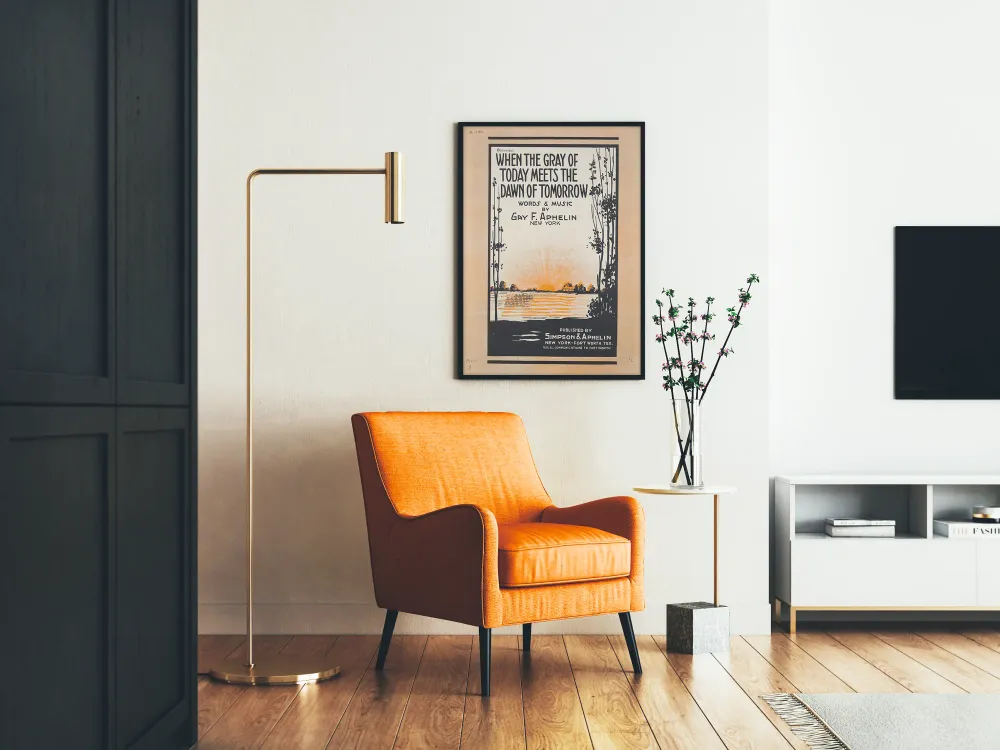 Affiche vintage When Gray Today Meets Dawn Tomorrow Artem Legrand