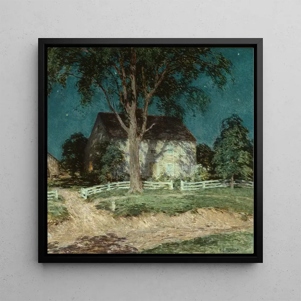 Tableau Ancienne ferme, Connecticut - Willard Leroy Metcalf | Reproduction Artem Legrand