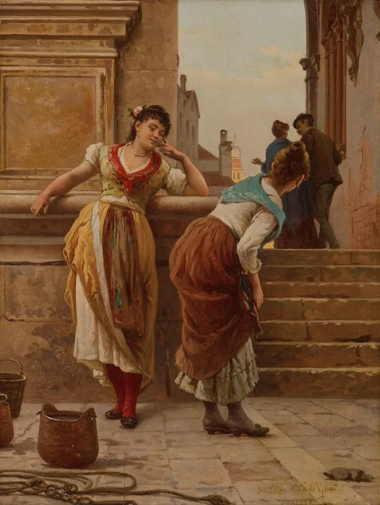 Tableau Un aperçu rapide - Antonio Ermolao Paoletti | Reproduction Artem Legrand