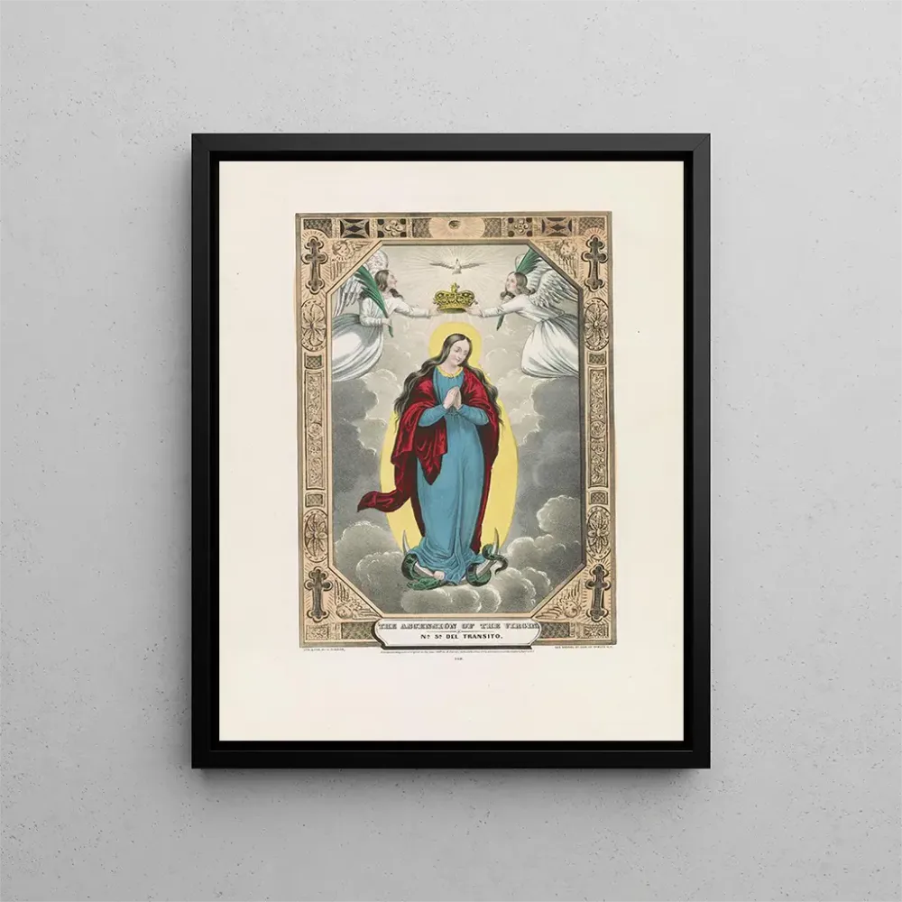 Tableau Ascension de la Vierge - Currier & Ives | Reproduction Artem Legrand