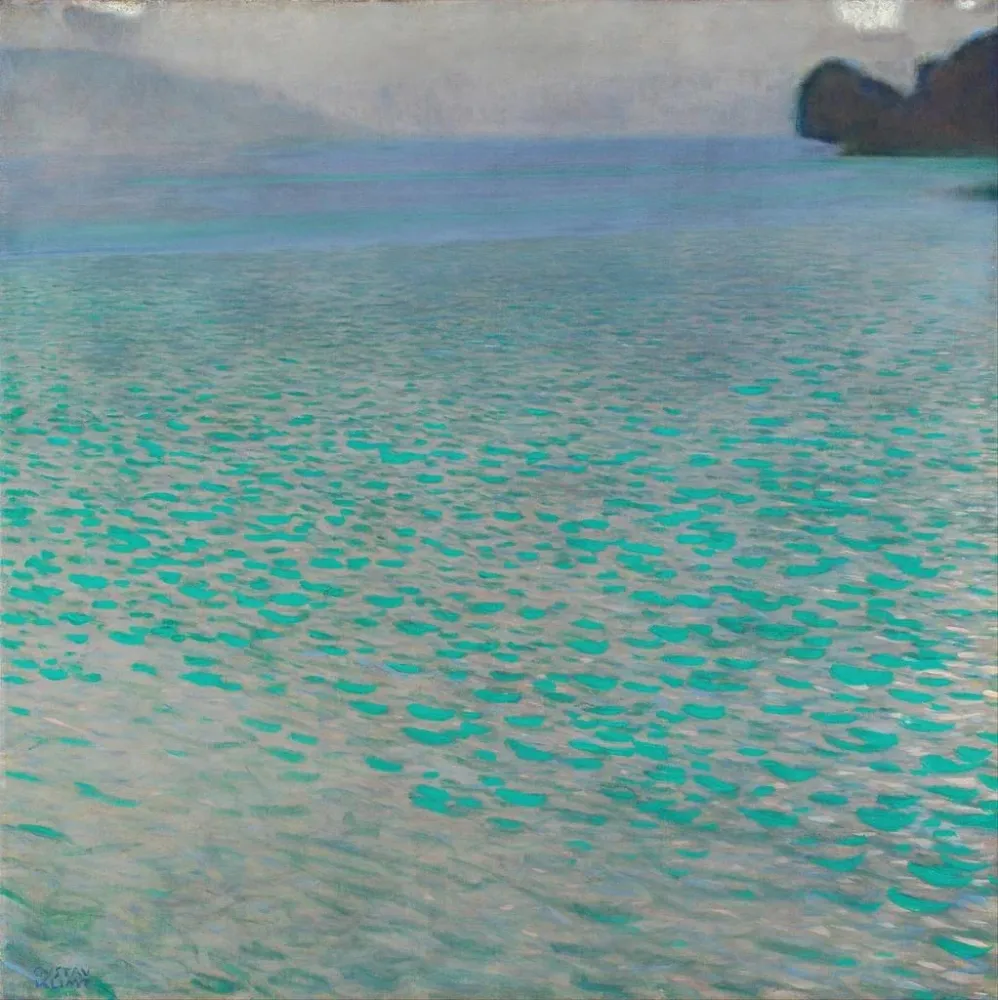 Tableau Attersee - Gustav Klimt | Reproduction Artem Legrand