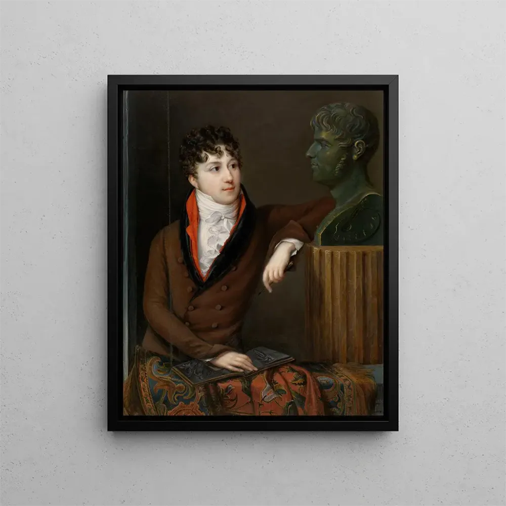 Tableau Autoportrait - Alexandre Delatour | Reproduction Artem Legrand