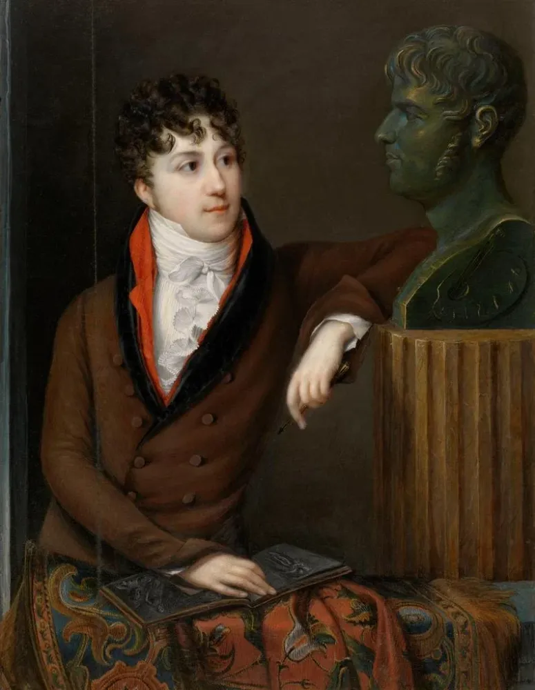 Tableau Autoportrait - Alexandre Delatour | Reproduction Artem Legrand