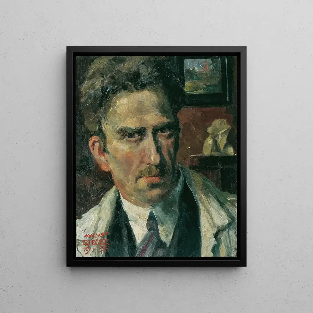 Tableau Autoportrait - August Rieger | Reproduction Artem Legrand
