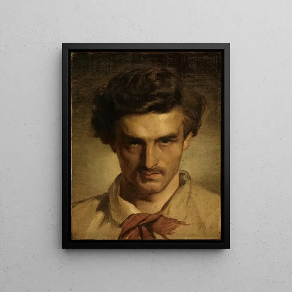Tableau Autoportrait de jeunesse - Anselm Feuerbach | Reproduction Artem Legrand