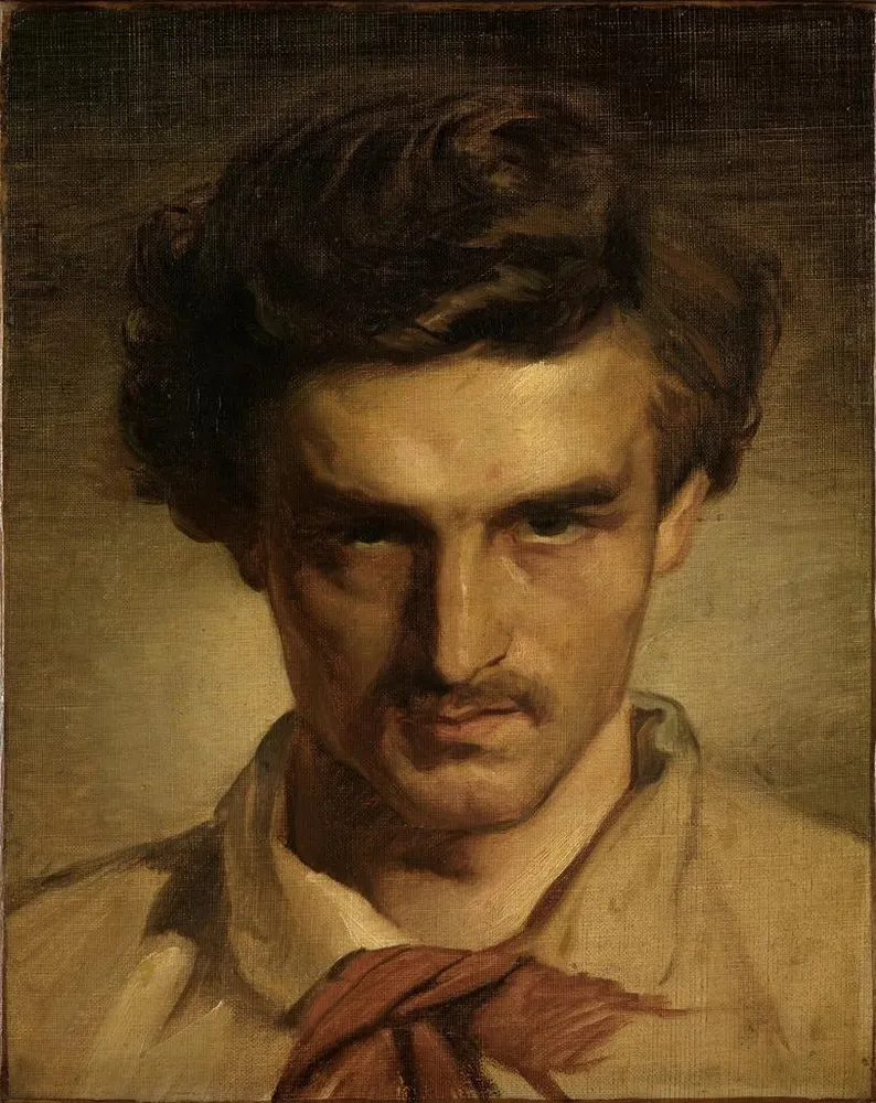Tableau Autoportrait de jeunesse - Anselm Feuerbach | Reproduction Artem Legrand