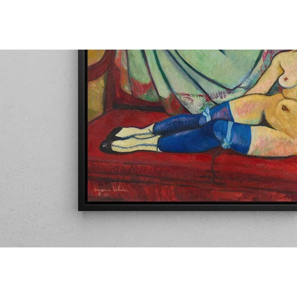 Tableau Nu aux bas bleus - Suzanne Valadon | Reproduction Artem Legrand
