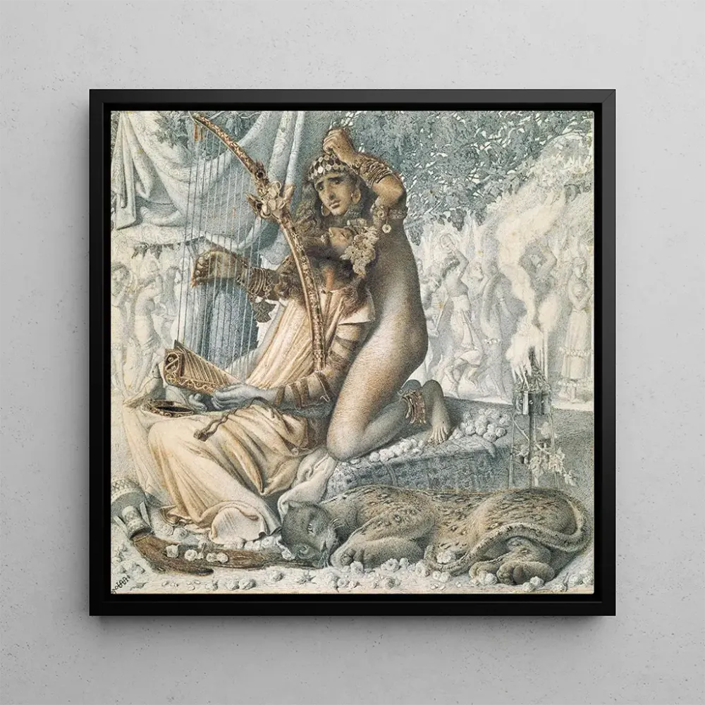 Tableau Babylone été une coupe d'or - Simeon Solomon | Reproduction Artem Legrand