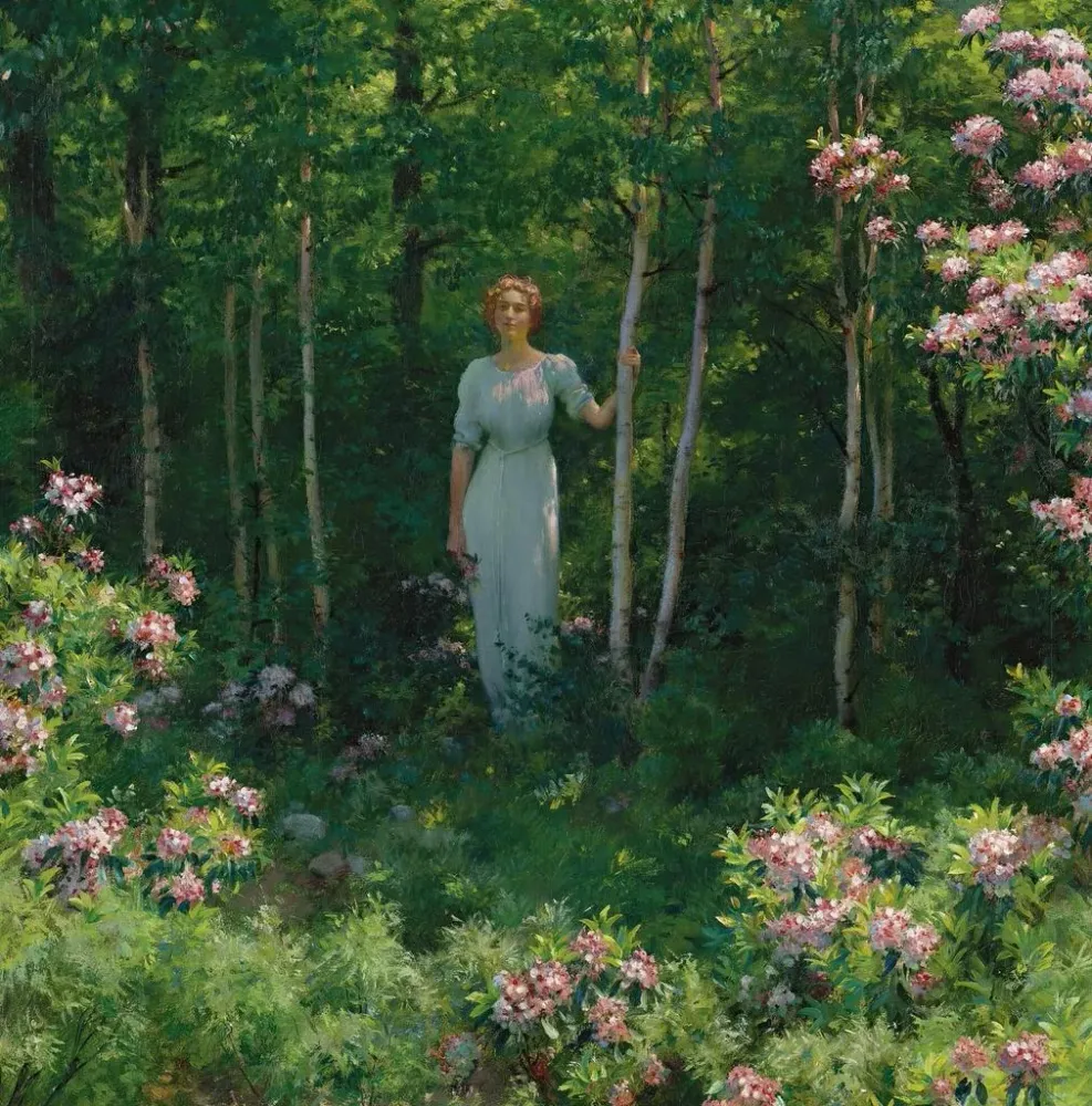 Tableau Le bord des bois - Charles Courtney Curran | Reproduction Artem Legrand