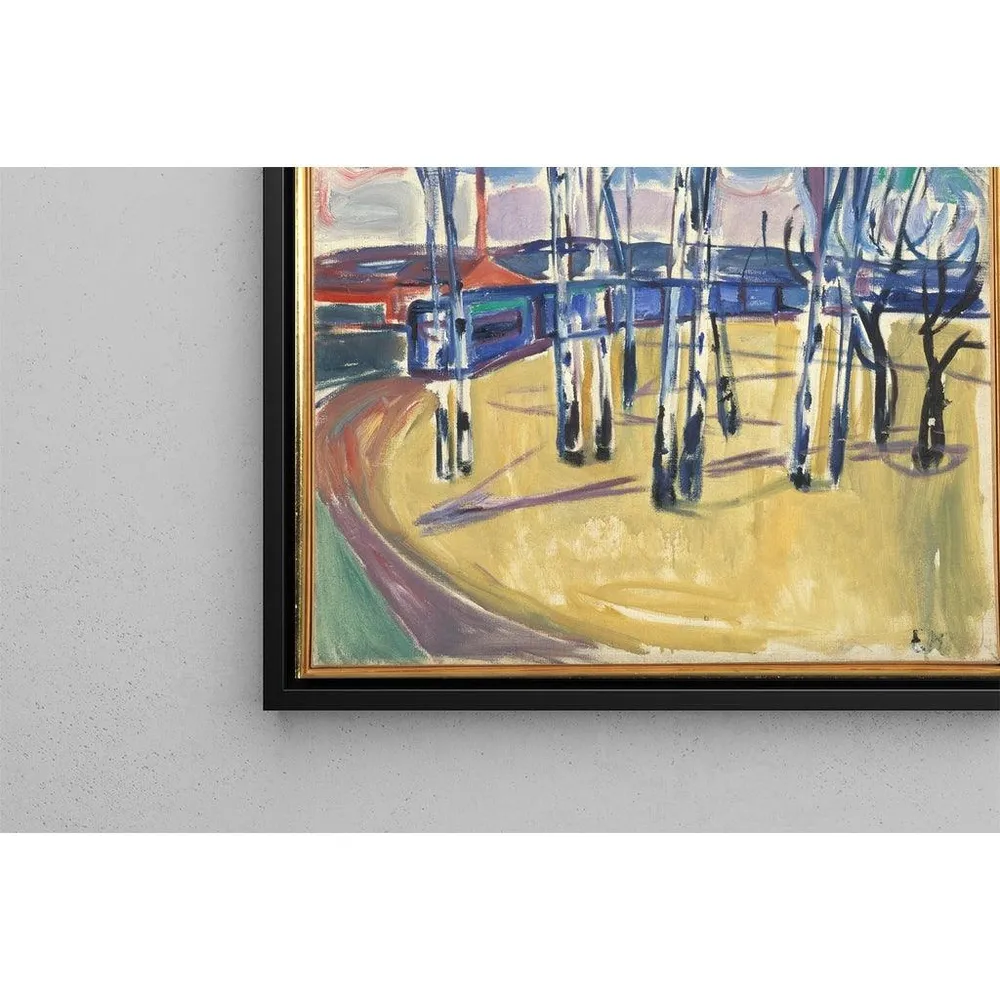 Tableau La boucle du tramway à Skøyen - Edvard Munch | Reproduction Artem Legrand