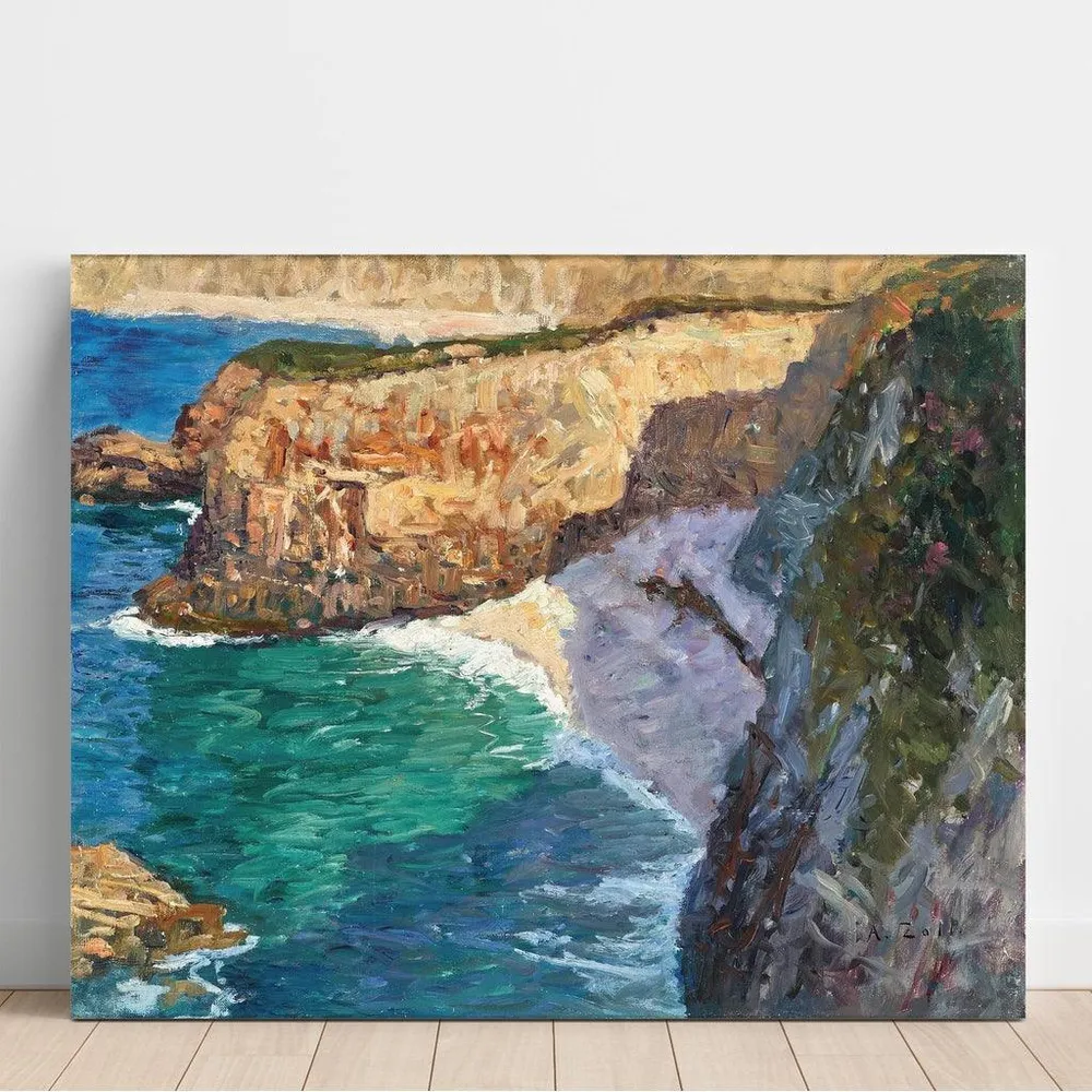 Tableau Camaret. Côte près de Brest - Alfred Zoff | Reproduction Artem Legrand
