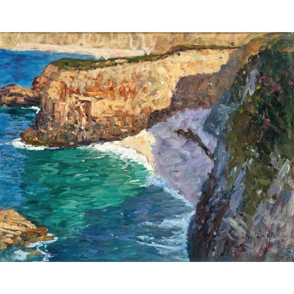 Tableau Camaret. Côte près de Brest - Alfred Zoff | Reproduction Artem Legrand