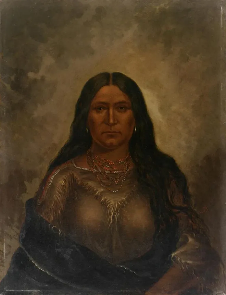 Tableau Chankuwashtemine, femme de la bonne route - Antonio Zeno Shindler | Reproduction Artem Legrand