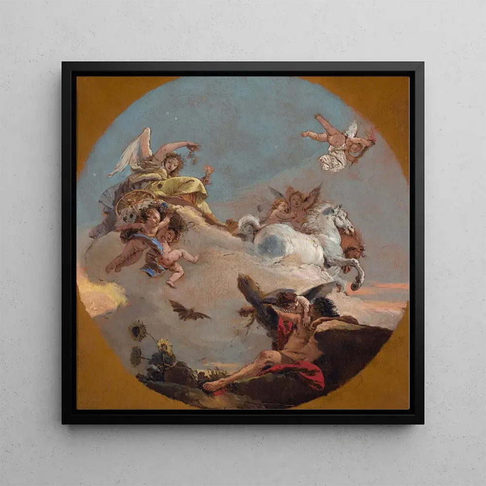 Tableau Le Char d'Aurore - Giovanni Battista Tiepolo | Reproduction Artem Legrand