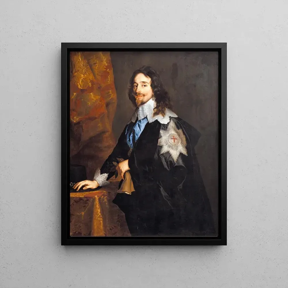 Tableau Charles Ier, Roi d'Angleterre par Anthony van Dyck | Reproduction Artem Legrand